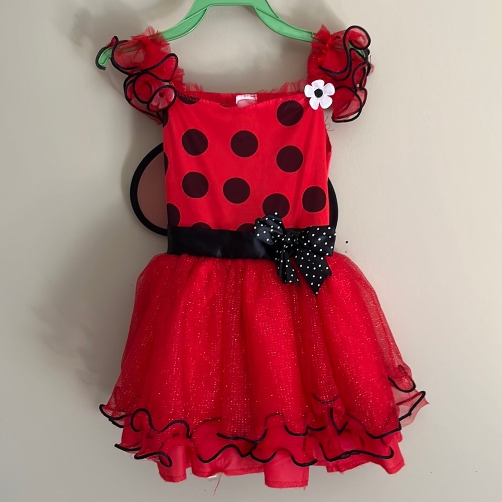 Ladybug dress/Halloween costume kids. 3T-4T